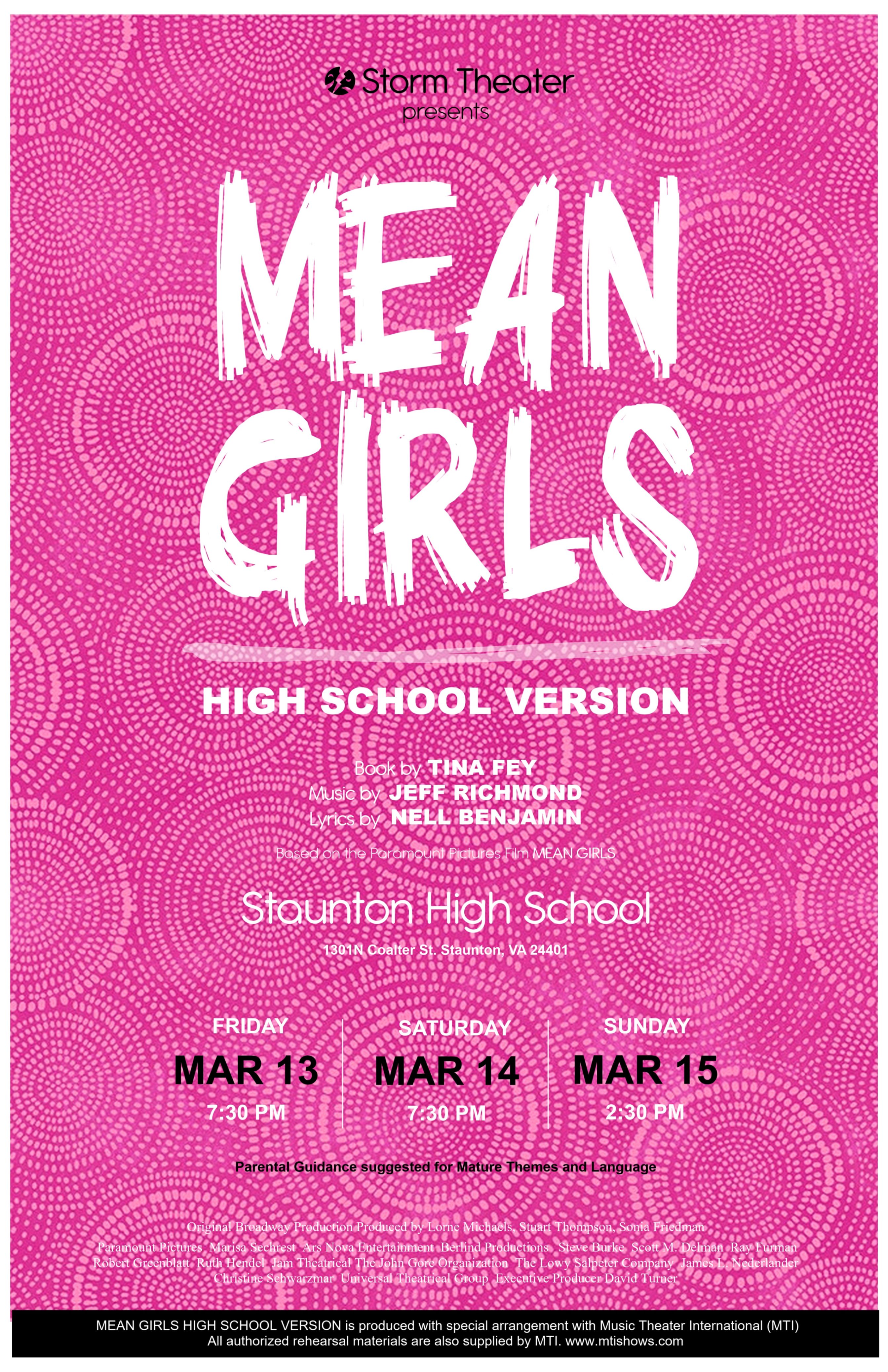 Mean Girls - March 13, 14 & 15